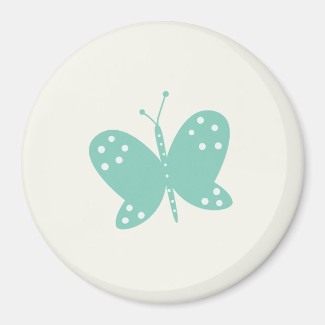 Green Butterfly Magnet (Front)
