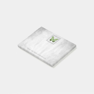 Green Butterfly Personalized Notes