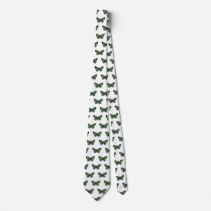 Green Butterfly Tie