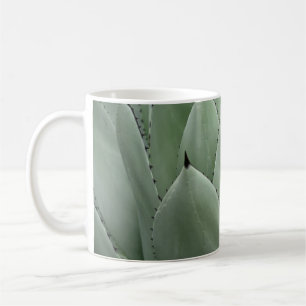 Green cactus coffee mug