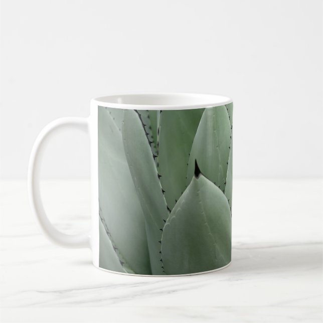 Green cactus coffee mug (Left)