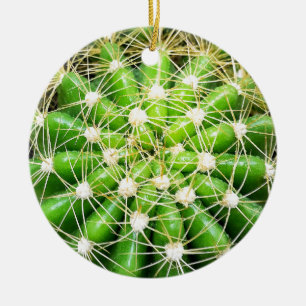 Green Cactus Dble-sided Ornament