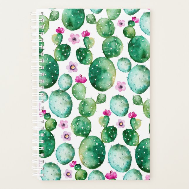 Green Cactus Planner (Front)