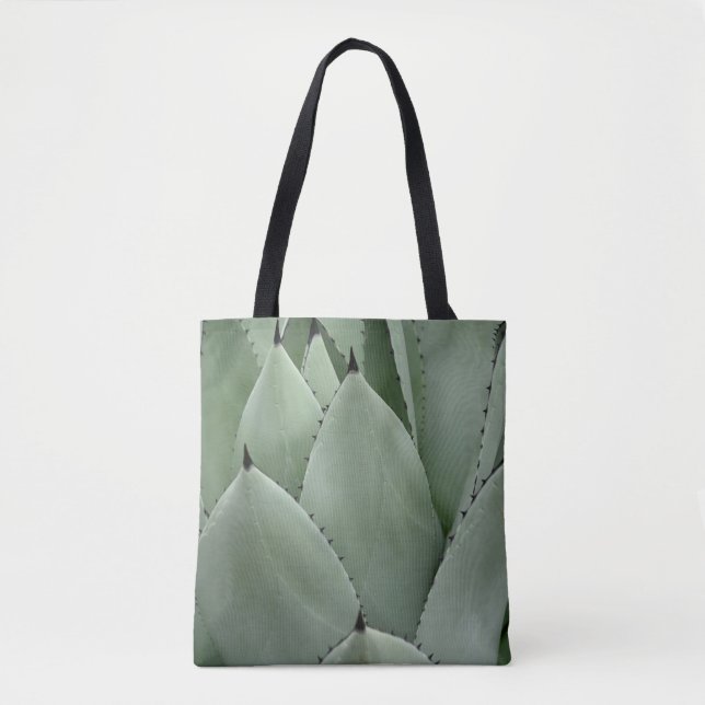 Green cactus tote bag (Front)