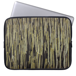 Green cactus wallpaper laptop sleeve