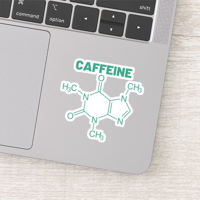 Green Caffeine Molecule (Detail)