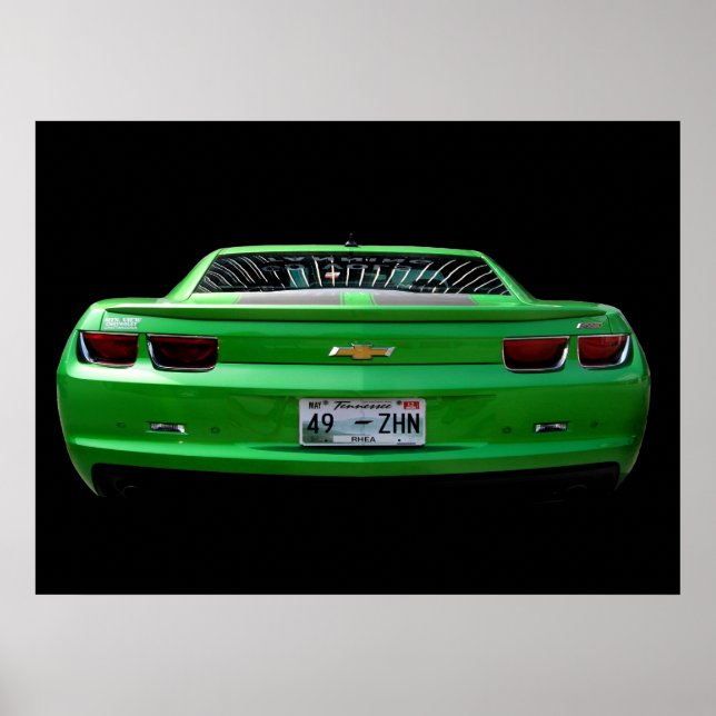 Green Camaro Poster (Front)