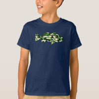 Green Camo Bass Fishing
