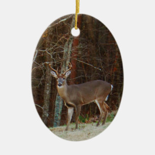 Green Camo,Camouflage Deer personalised Ceramic Ornament