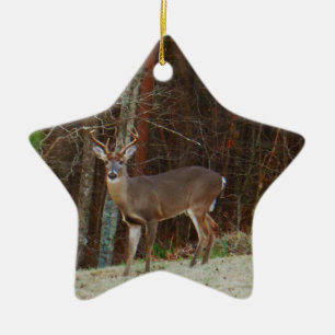 Green Camo,Camouflage Deer personalised Ceramic Ornament