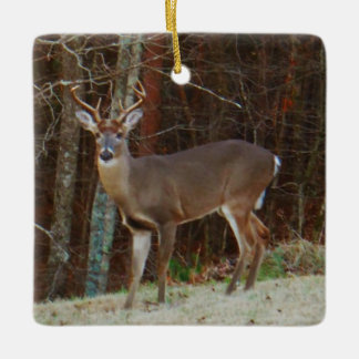 Green Camo,Camouflage Deer personalised Ceramic Tree Decoration