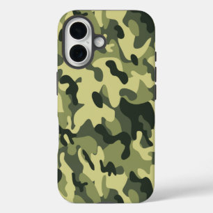 Green Camo iPhone 16 Case