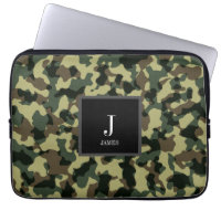 Green Camo Custom Name Device