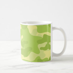 Green Camo Design Coffee Mug