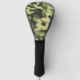 Green Camo Golf Head Cover