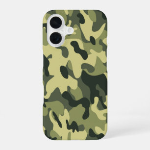 Green Camo iPhone 16 Case