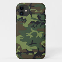 Green Camo iPhone 5S Shell w/ID,Credit Card Holder