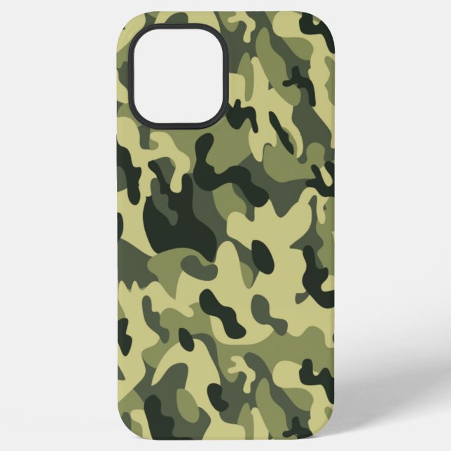 Green Camo iPhone Case (Back)