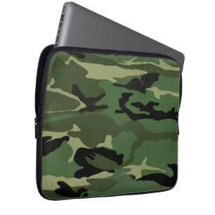 Green Camo Laptop Sleeve