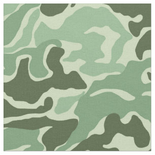 Green Camo Military Fabric