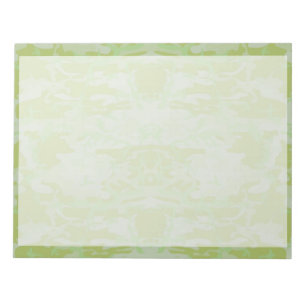 Green camo notepad