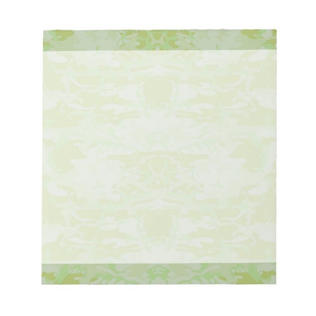Green camo notepad (Front)