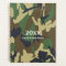 Green Camo Planner Notebook