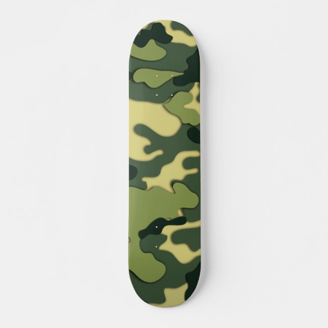 Green Camo / Skateboard (Front)