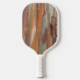 Green Camo Tree Bark Pickleball Paddle
