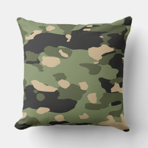 Green Camou Cushion