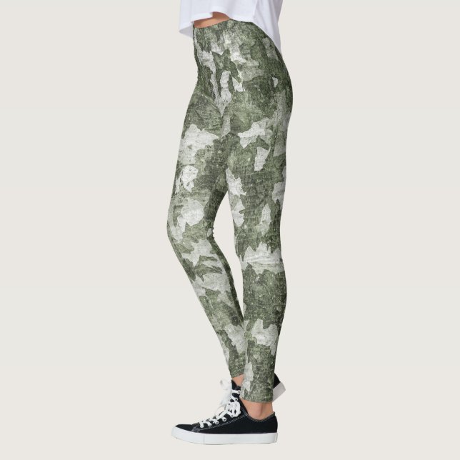 Green Camouflage (Camo) Leggings (Left)