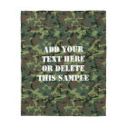 Green Camouflage Camo Pattern Personalised