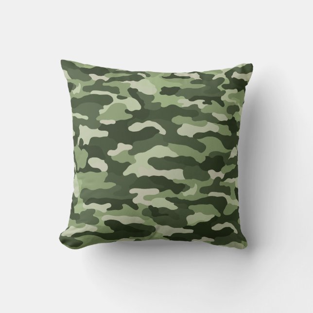 Green Camouflage Cushion (Front)