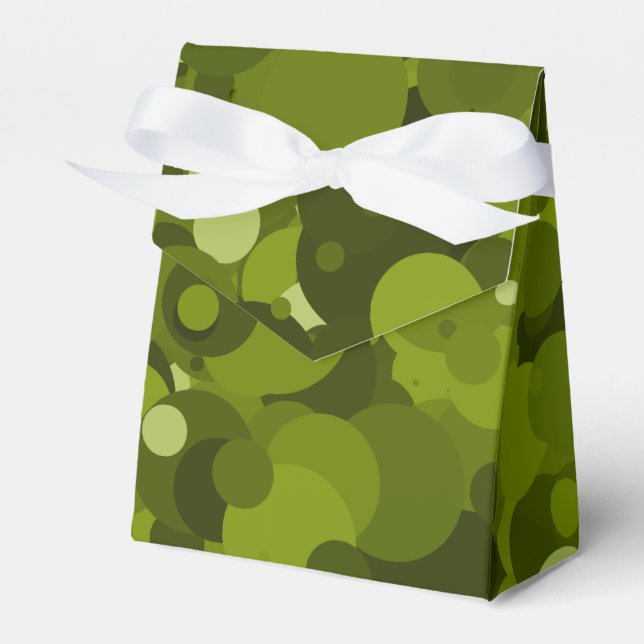 Green Camouflage Favour Box (Front Side)