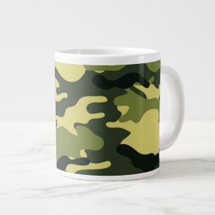Green camouflage Jumbo Mug