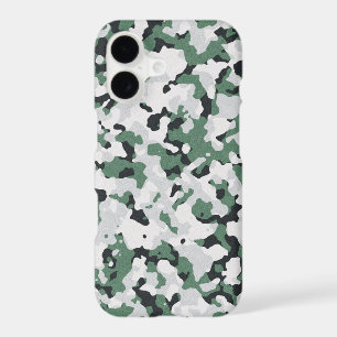 Green camouflage pattern