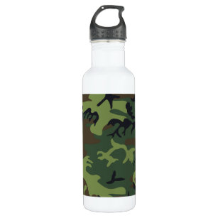 Green Camouflage Pattern 710 Ml Water Bottle