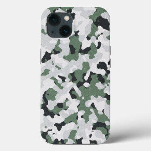 Green camouflage pattern Case-Mate iPhone case