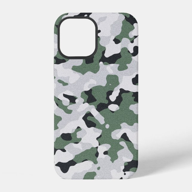 Green camouflage pattern Case-Mate iPhone case (Back)