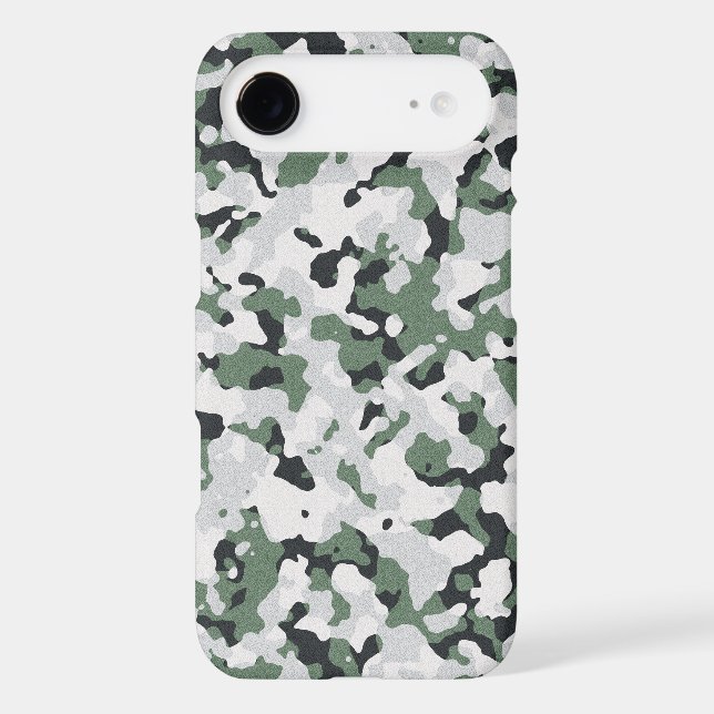 Green camouflage pattern Case-Mate iPhone case (Back)