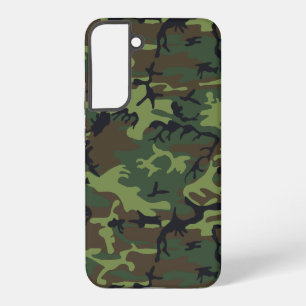 Green Camouflage Pattern, Military Pattern, Army Samsung Galaxy Case