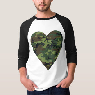 Green Camouflage Pattern, Military Pattern, Army T-Shirt