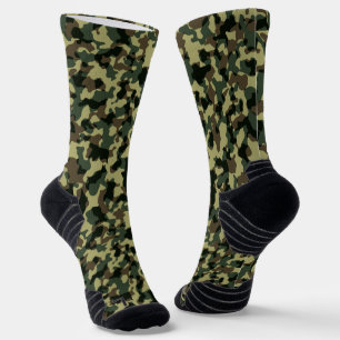 Green Camouflage  Socks