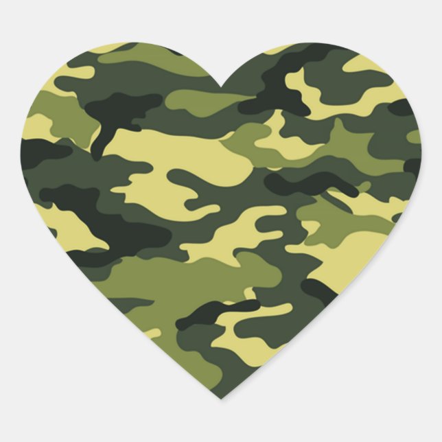 Green camouflage Sticker (Front)