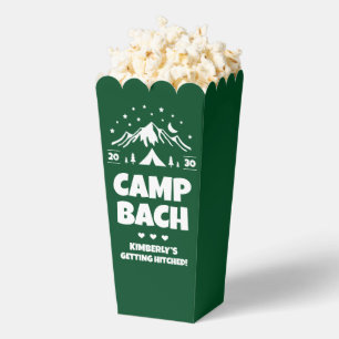Green Camping Bachelorette Party Favour Box