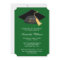 Green Cap and Tassel Graduation Announcement