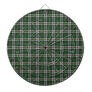 Green cape Breton tartan Dartboard
