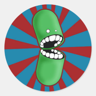 Green Capsule Stickers