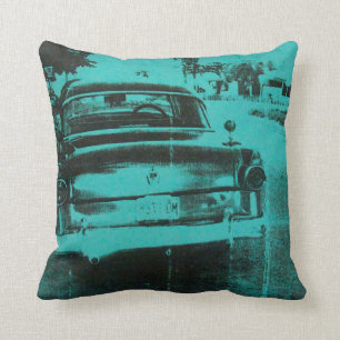 Green car cushion