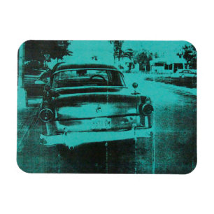 Green car magnet